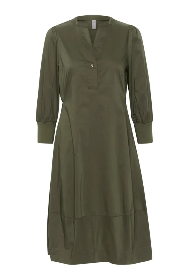 Basics Women CULTURE CUantoinett Dress Burnt Olive