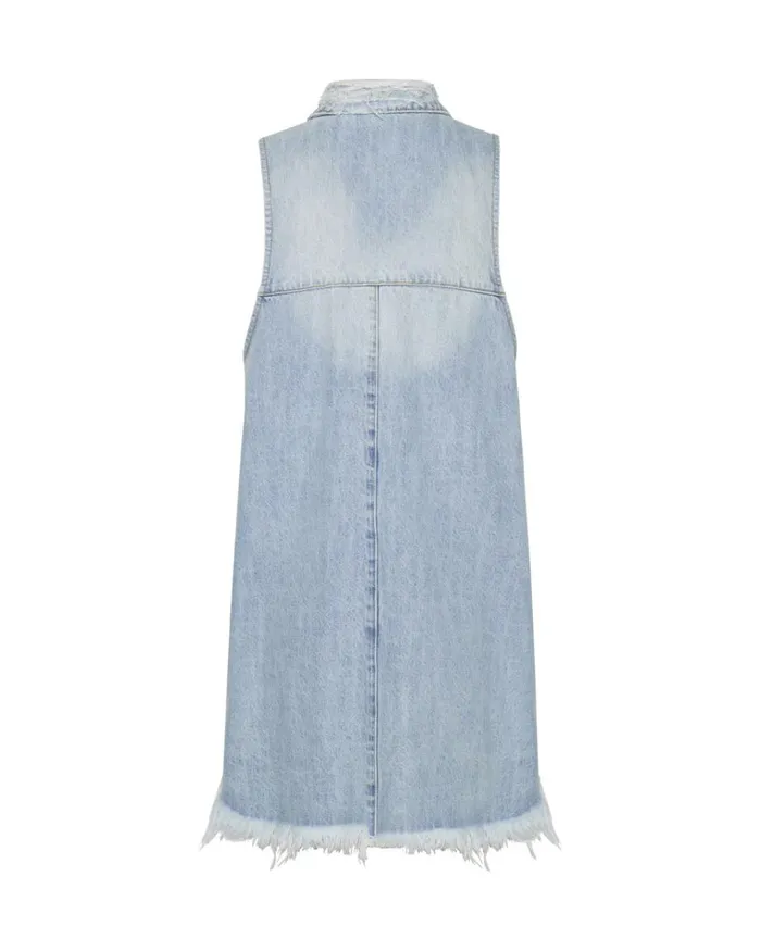 BEST BLUE ARTISTE BRAXTON DRESS Women One Teaspoon Denim Dresses BEST BLUE ARTISTE BRAXTON DRESS Women One Teaspoon Denim Dresses