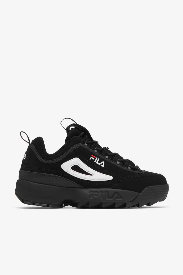 Big Kids 357 Kids Fila Kids039 Disruptor 2 014 Black White Red