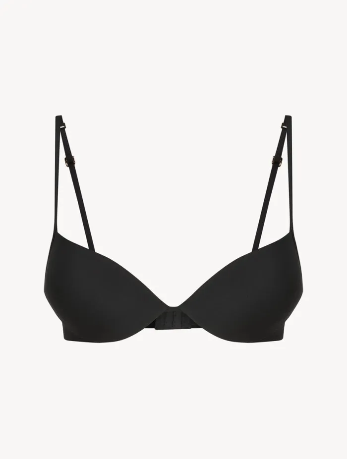Black Underwired Padded Pushup Bra Lingerie La Perla Padded