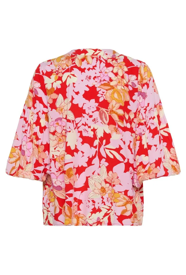 Blouses Women CULTURE CUaudrey Redpink Flower