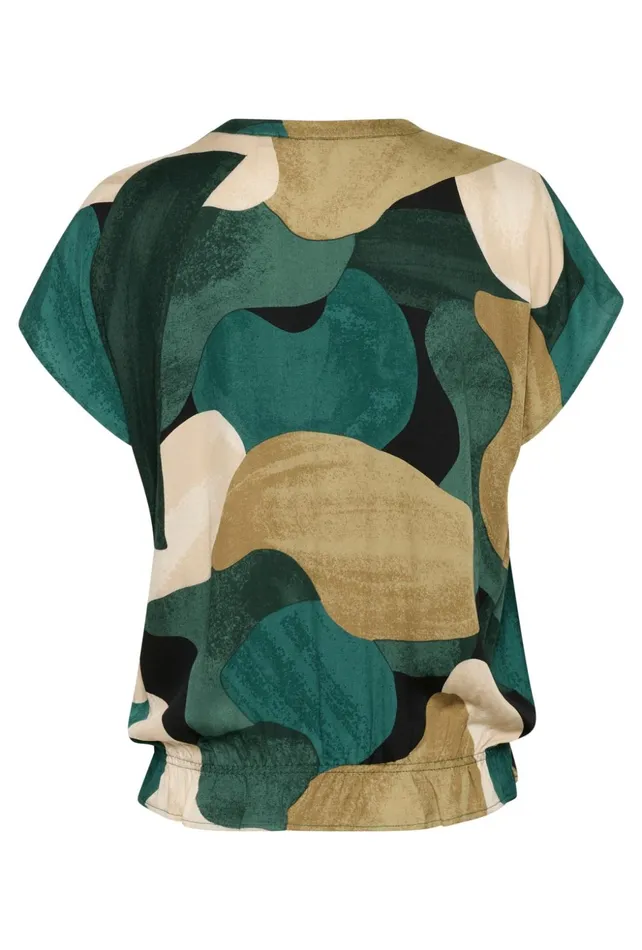 Blouses Women CULTURE CUdana Blouse Green Art