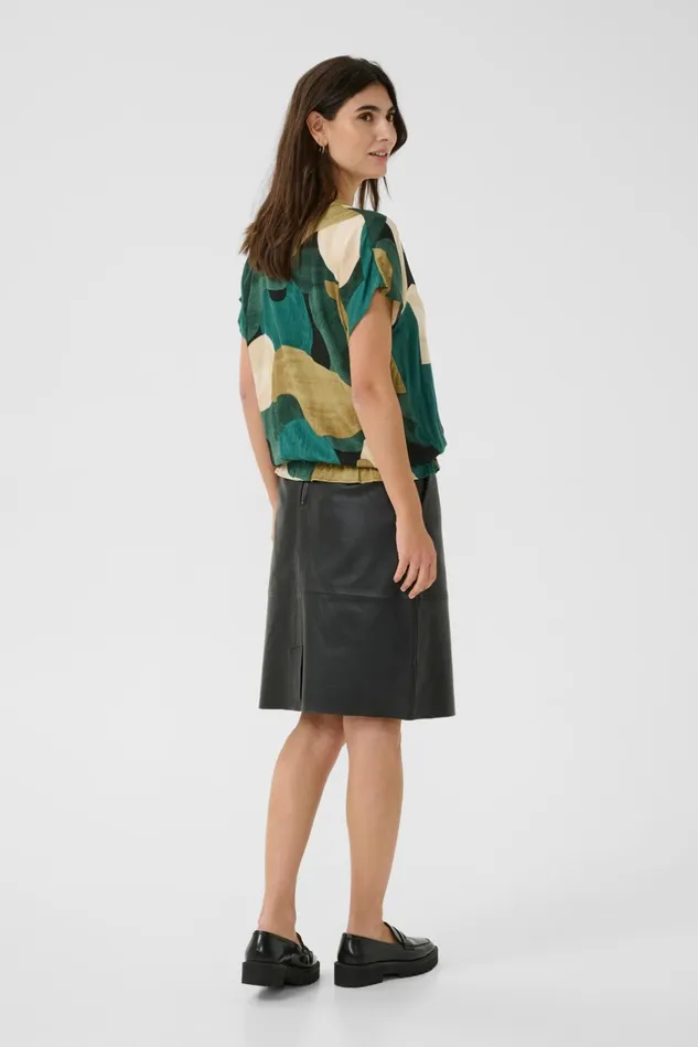 Blouses Women CULTURE CUdana Blouse Green Art