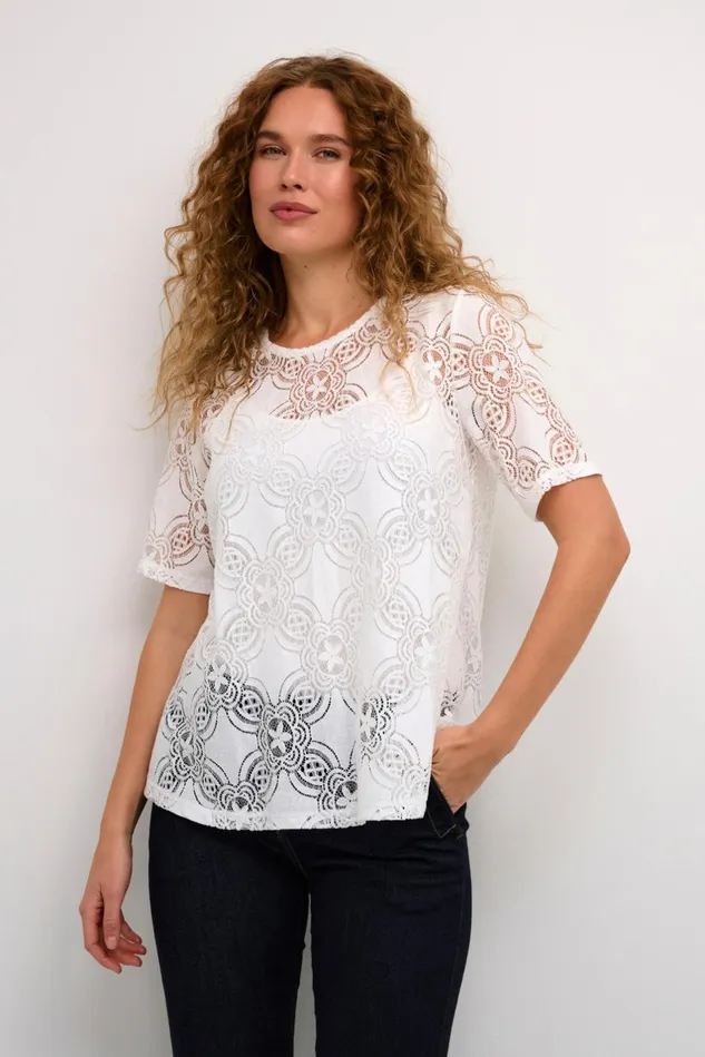 Blouses Women CULTURE CUhenriette Blouse Spring Gardenia