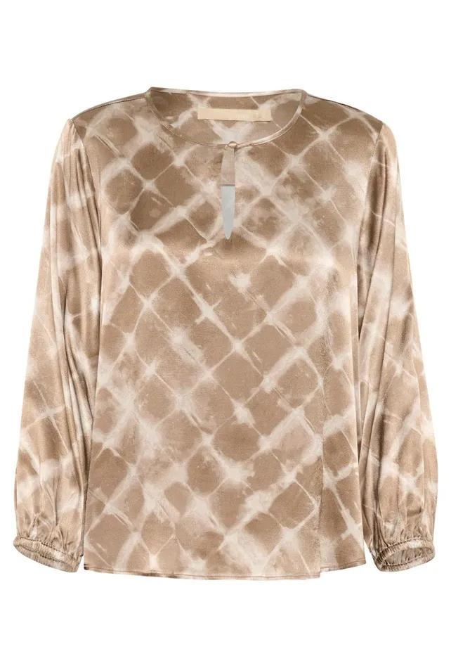 Blouses Women CULTURE CUjelly Blouse Sand Squares