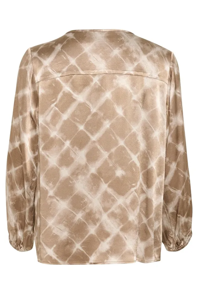 Blouses Women CULTURE CUjelly Blouse Sand Squares