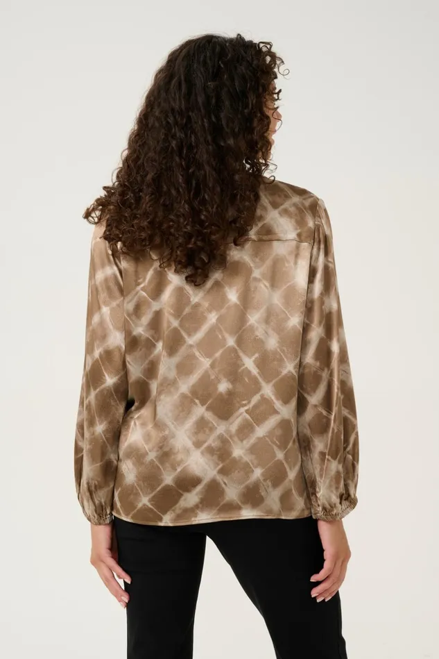 Blouses Women CULTURE CUjelly Blouse Sand Squares