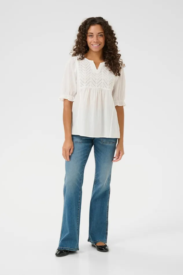 Blouses Women CULTURE CUmuxi Blouse Spring Gardenia