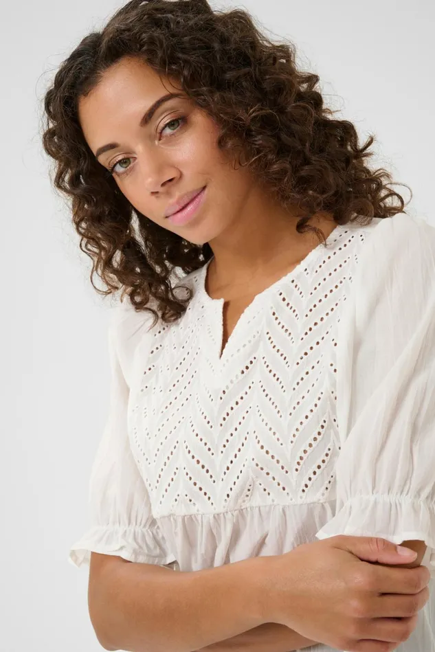 Blouses Women CULTURE CUmuxi Blouse Spring Gardenia