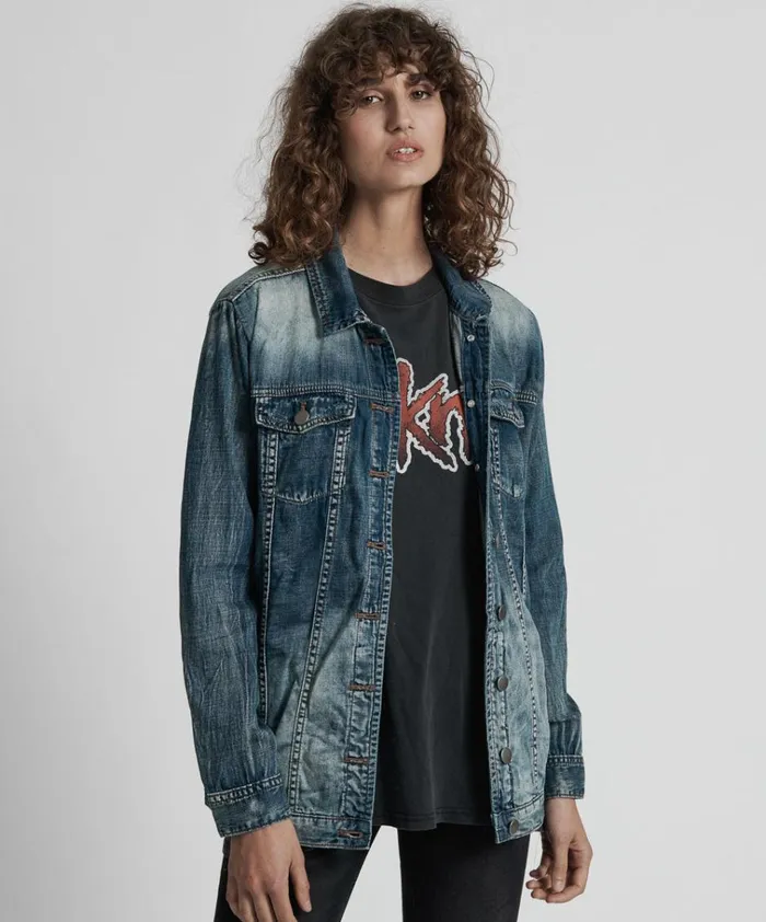 BLUE MAIDEN ALL STAR JACKET Women One Teaspoon Denim Jackets BLUE MAIDEN ALL STAR JACKET Women One Teaspoon Denim Jackets