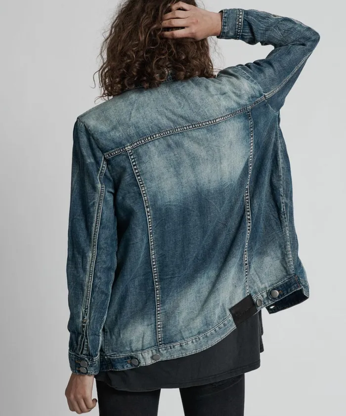 BLUE MAIDEN ALL STAR JACKET Women One Teaspoon Denim Jackets BLUE MAIDEN ALL STAR JACKET Women One Teaspoon Denim Jackets
