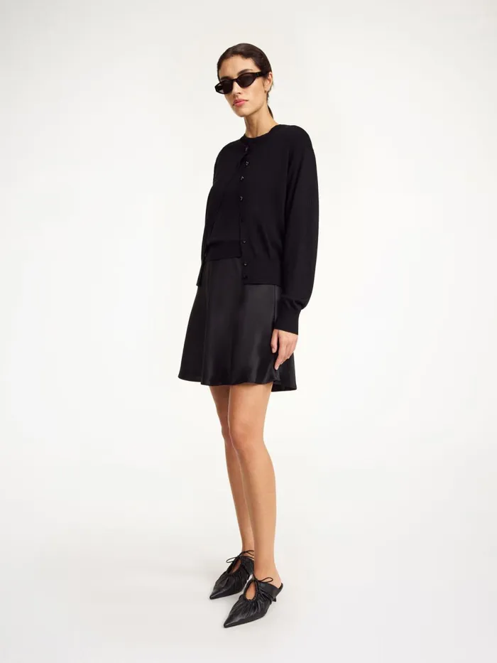 Bobbas Mini Skirt Black Women By Malene Birger Skirts