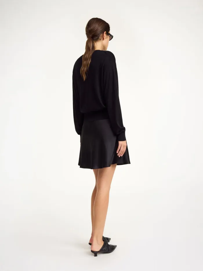Bobbas Mini Skirt Black Women By Malene Birger Skirts