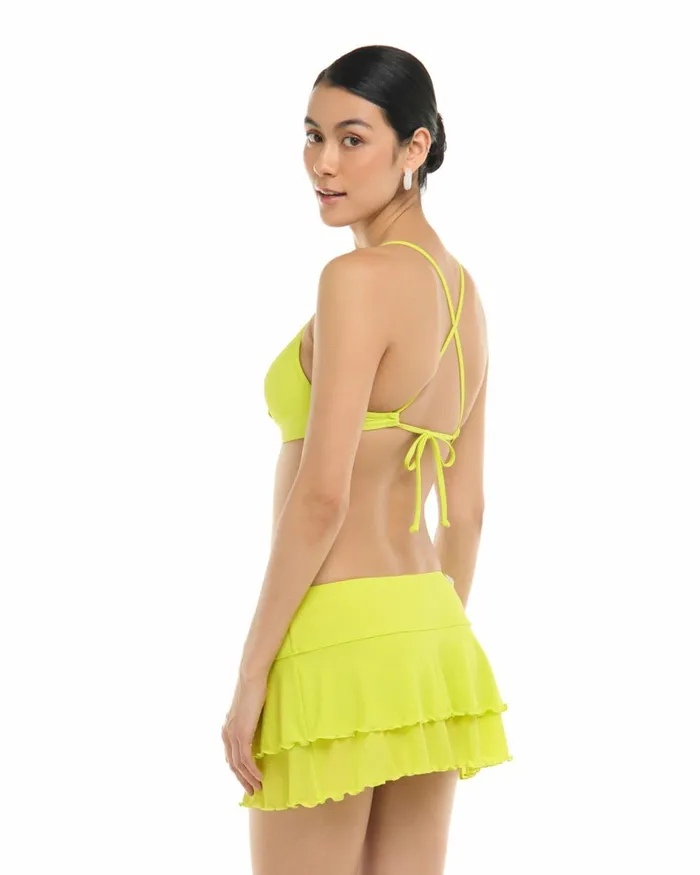 Body Glove CoverUps Women Smoothies Lambada CoverUp Skirt 8211 Key Lime