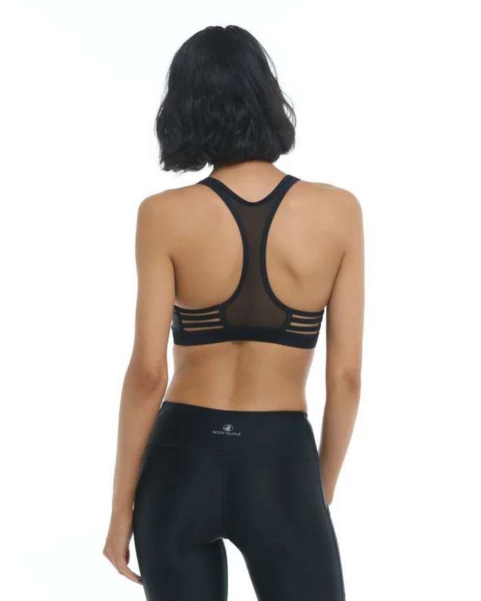 Body Glove Gym To Swim Women Smoothies Equalizer Sports Bra 8211 Black