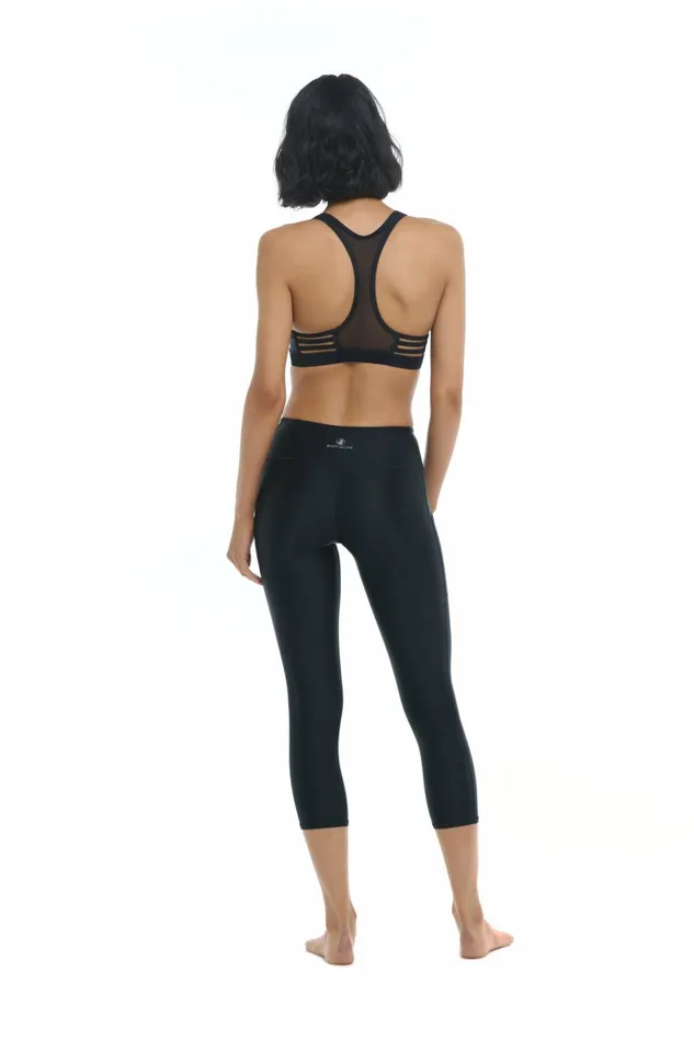 Body Glove Gym To Swim Women Smoothies Equalizer Sports Bra 8211 Black
