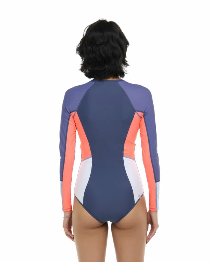 Body Glove Longsleeve Swimsuits Women Vibration Journey OnePiece Swimsuit 8211 Snow Vibration
