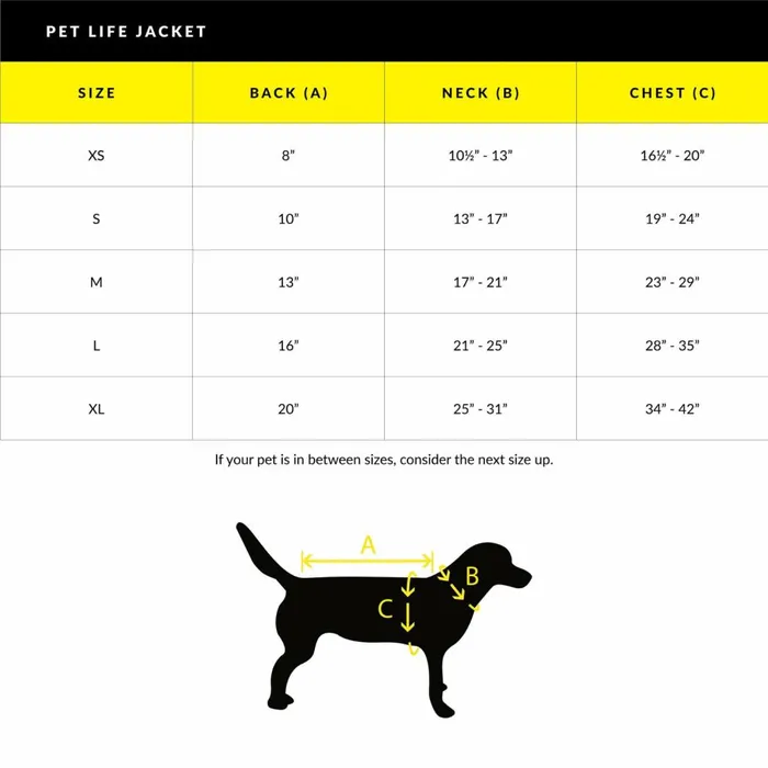 Body Glove Pet Division Boards Neoprene Pet Life Jacket 8211 Yellow