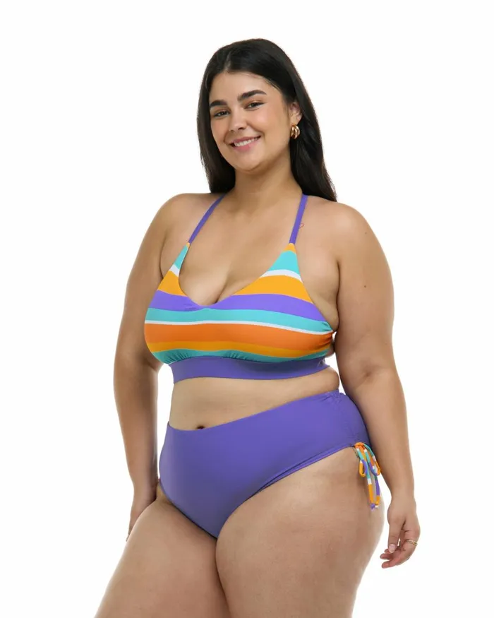 Body Glove Plus Size Swimwear Women Harmony Ruth Plus Size Fixed Triangle Swim Top 8211 Multi Harmony