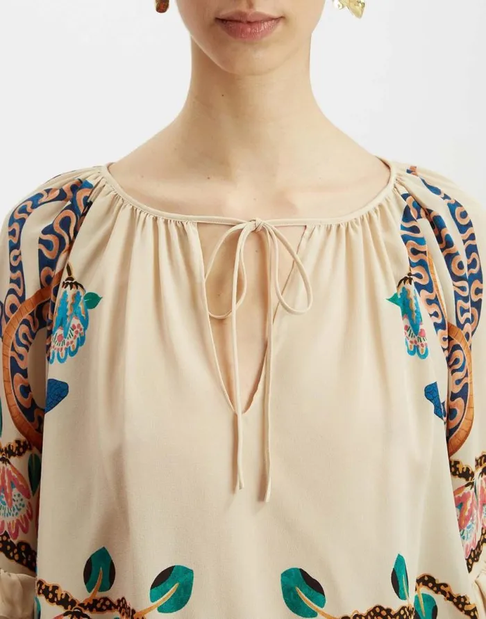 Boho Blouse Eve Ecru Women La Double J Shirts and Tops Boho Blouse Eve Ecru Women La Double J Shirts and Tops