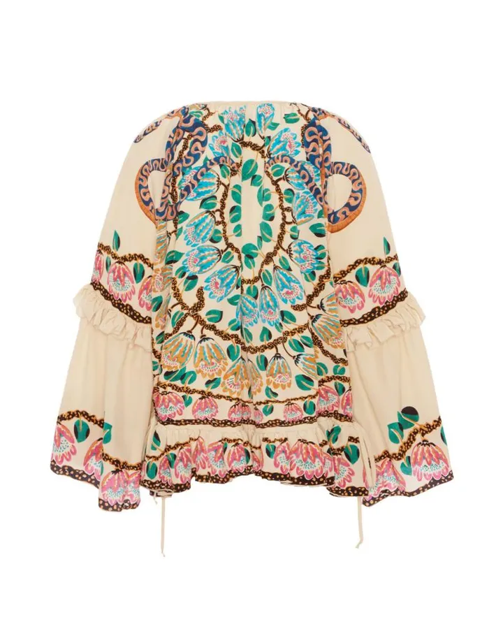 Boho Blouse Eve Ecru Women La Double J Shirts and Tops Boho Blouse Eve Ecru Women La Double J Shirts and Tops