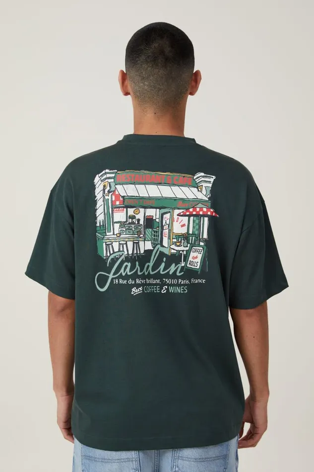 Box Fit Graphic TShirt Pine Needle Greenjardin Coffee Men Cotton On Tees and Tanks Box Fit Graphic TShirt Pine Needle Greenjardin Coffee Men Cotton On Tees and Tanks