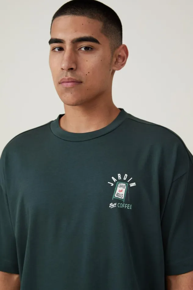 Box Fit Graphic TShirt Pine Needle Greenjardin Coffee Men Cotton On Tees and Tanks Box Fit Graphic TShirt Pine Needle Greenjardin Coffee Men Cotton On Tees and Tanks