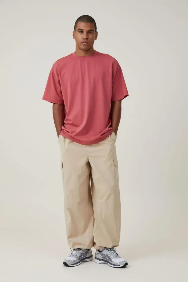 Box Fit Plain TShirt Soft Red Men Cotton On Tees and Tanks Box Fit Plain TShirt Soft Red Men Cotton On Tees and Tanks