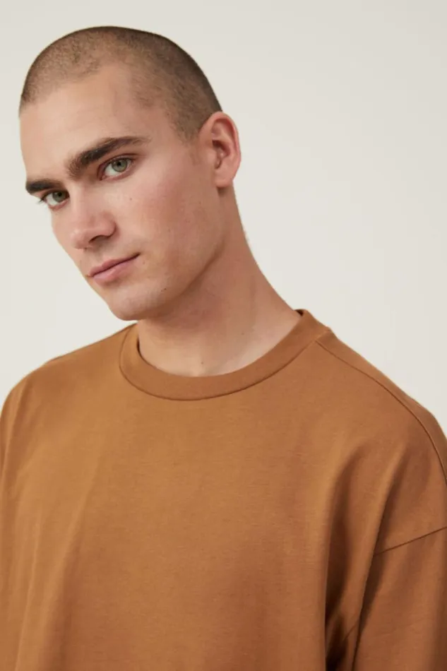 Box Fit Scooped Hem TShirt Ginger Men Cotton On Tees and Tanks Box Fit Scooped Hem TShirt Ginger Men Cotton On Tees and Tanks