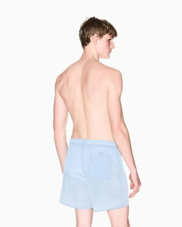 Boxer Costume With Logo Lightblue Men Armani Beachwear Boxer Costume With Logo Lightblue Men Armani Beachwear
