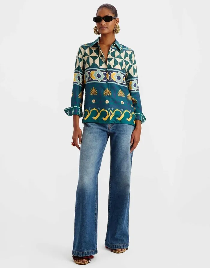 Boy Shirt Casareale Place Emerald Women La Double J Shirts and Tops Boy Shirt Casareale Place Emerald Women La Double J Shirts and Tops