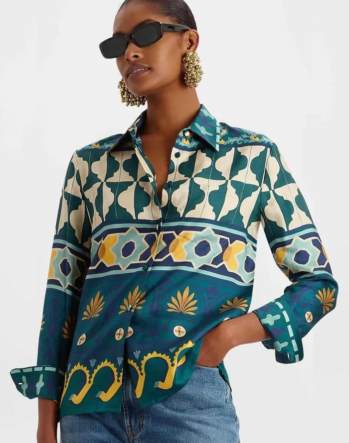 Boy Shirt Casareale Place Emerald Women La Double J Shirts and Tops Boy Shirt Casareale Place Emerald Women La Double J Shirts and Tops