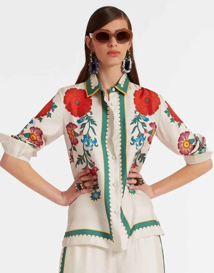Boy Shirt Dragonflower Place Multicolor Women La Double J Shirts and Tops