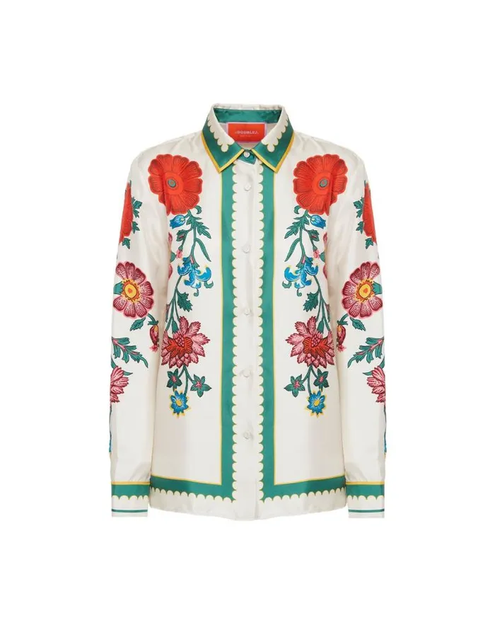 Boy Shirt Dragonflower Place Multicolor Women La Double J Shirts and Tops Boy Shirt Dragonflower Place Multicolor Women La Double J Shirts and Tops