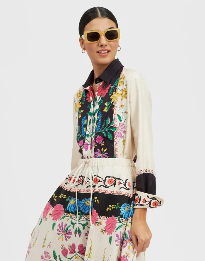 Boy Shirt Plaza Place Ivory Women La Double J Shirts and Tops