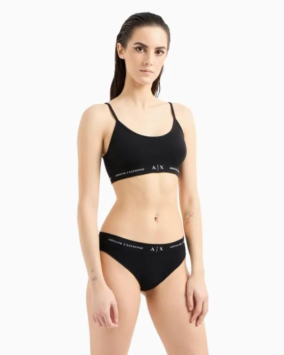 Bralette Bra Black Women Armani Intimates And Loungewear Bralette Bra Black Women Armani Intimates And Loungewear