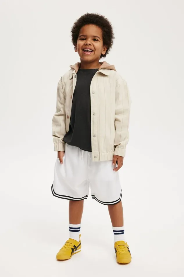 Braxton Basketball Short White Boys Cotton On Shorts Braxton Basketball Short White Boys Cotton On Shorts