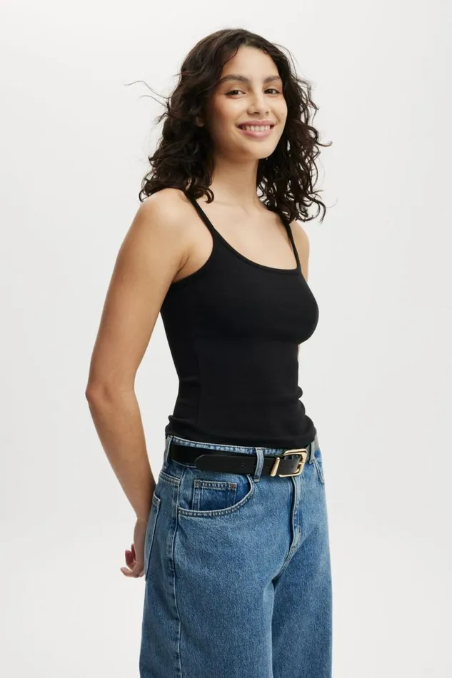 Byron Scoop Cami Black Women Cotton On Tops