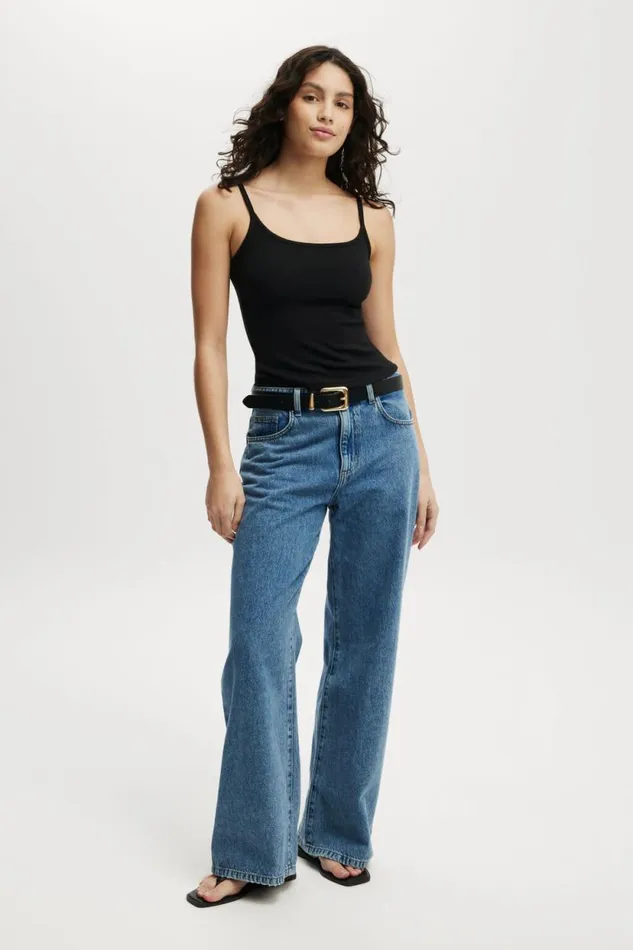 Byron Scoop Cami Black Women Cotton On Tops