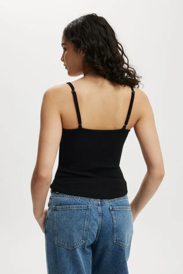 Byron Scoop Cami Black Women Cotton On Tops
