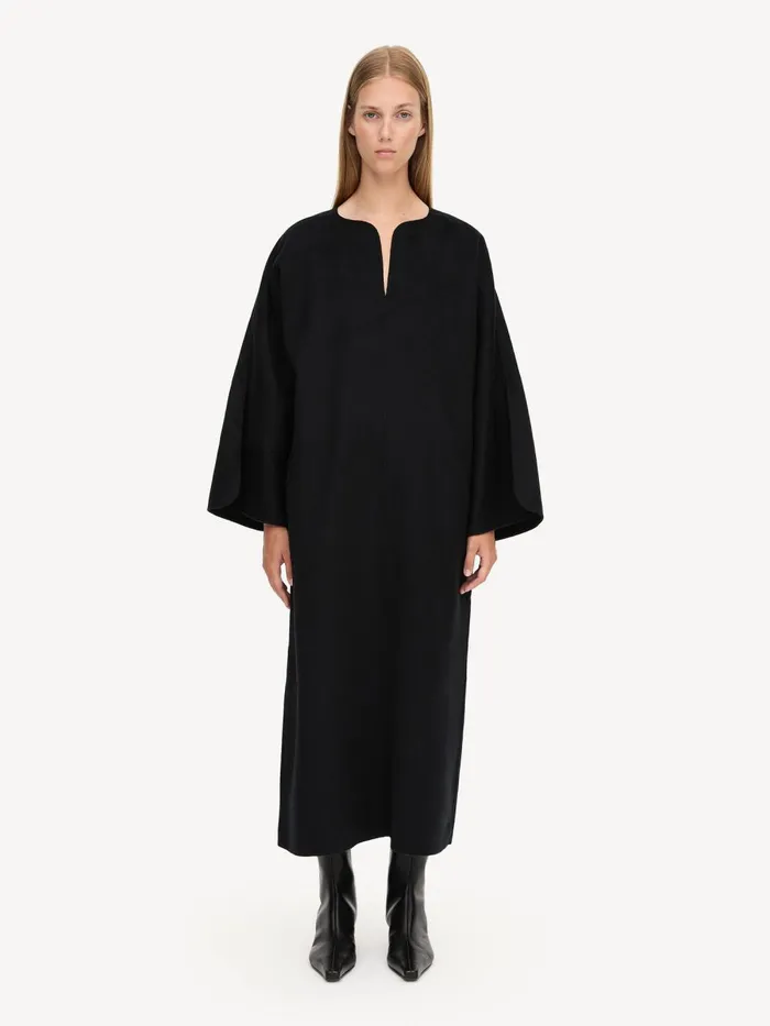 Cais Wool Dress Black Women By Malene Birger Dresses