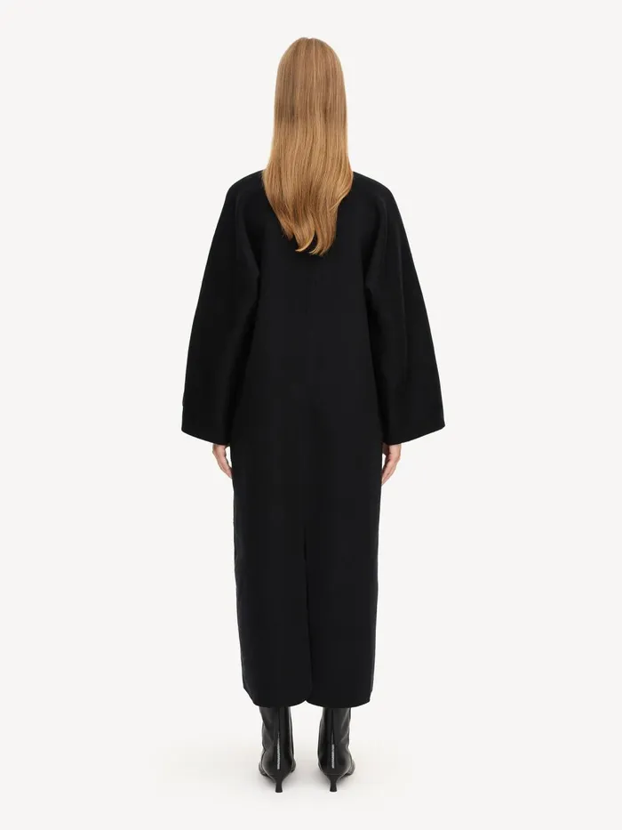 Cais Wool Dress Black Women By Malene Birger Dresses