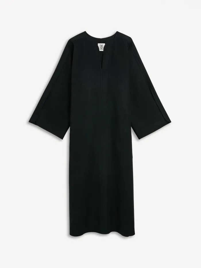 Cais Wool Dress Black Women By Malene Birger Dresses