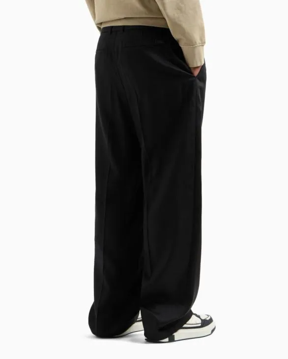 Camouflage Lyocell Trousers Black Men Armani Matching Sets Camouflage Lyocell Trousers Black Men Armani Matching Sets