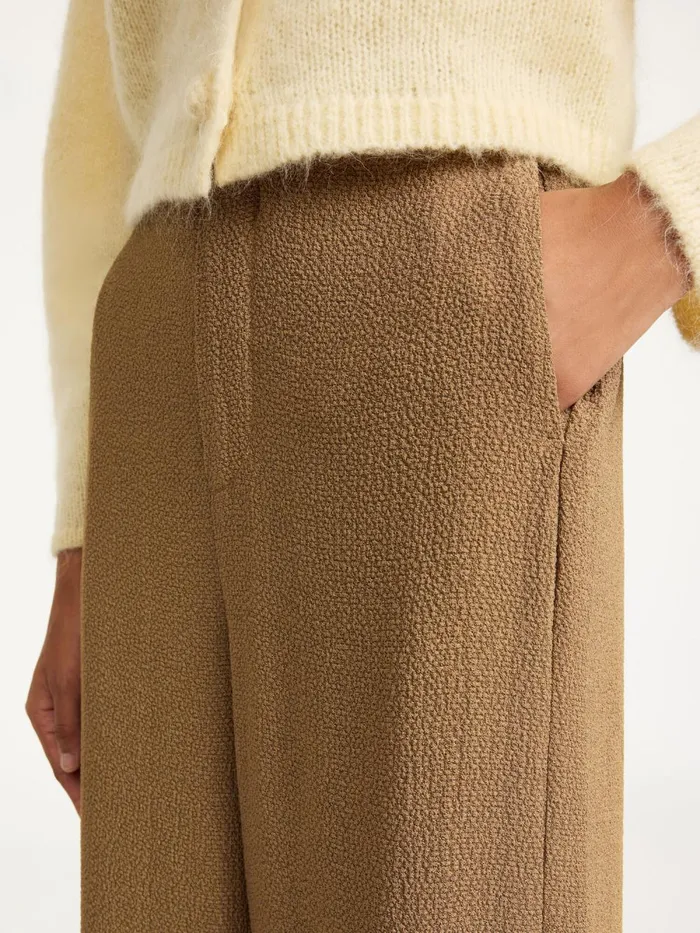 Campione WideLeg Trousers Light Brown Women By Malene Birger Trousers
