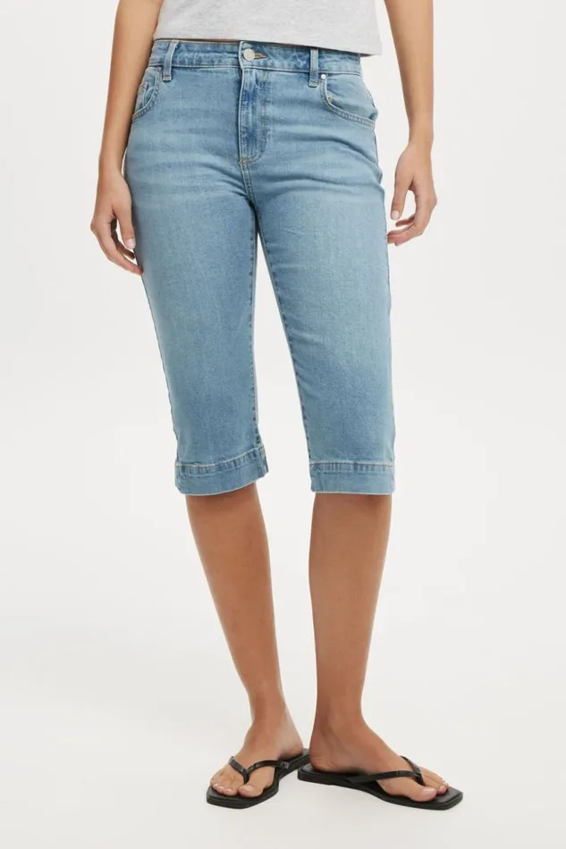 Capri Jean Bells Blue Women Cotton On Pants Capri Jean Bells Blue Women Cotton On Pants