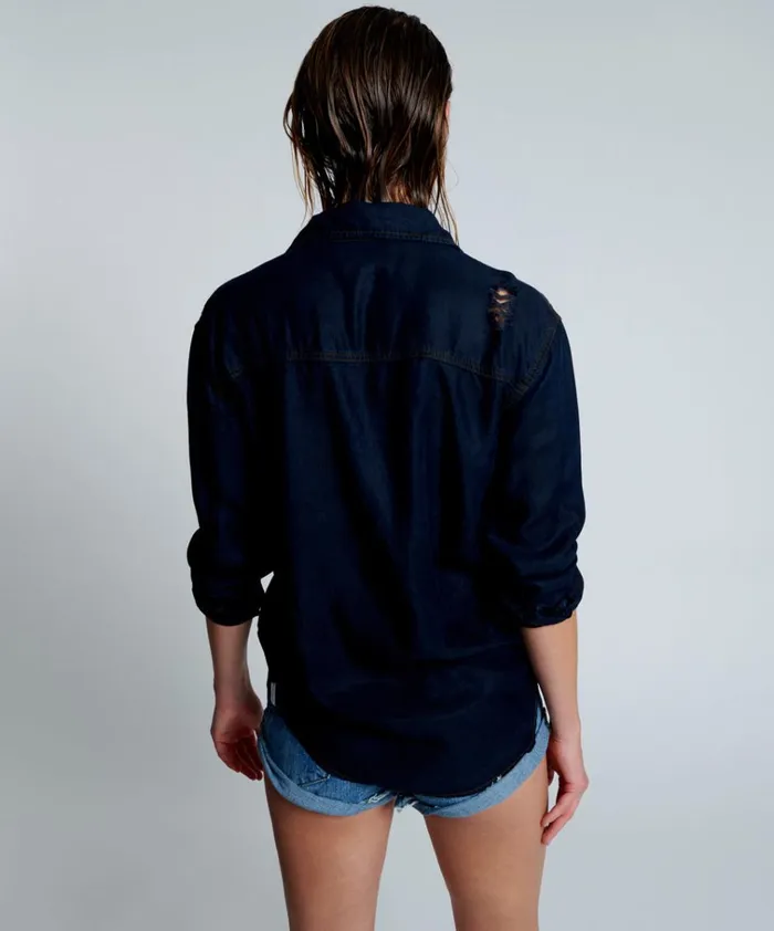 CAPRI LIBERTY TENCEL SHIRT Women One Teaspoon Denim Shirts CAPRI LIBERTY TENCEL SHIRT Women One Teaspoon Denim Shirts