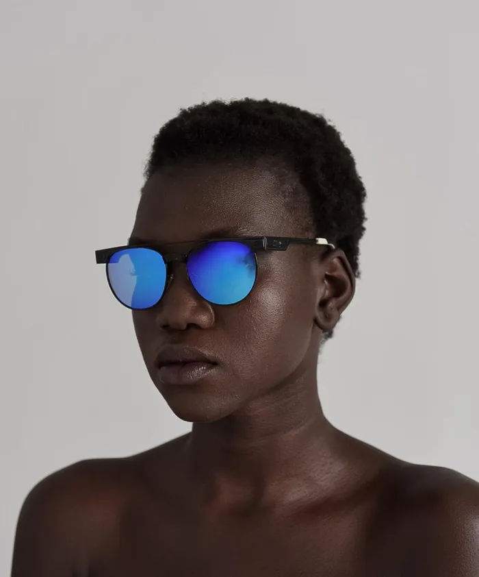 CAPTAIN CASH SUNGLASSES BLACK Women One Teaspoon Sunglasses