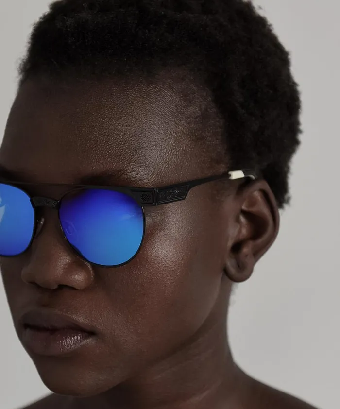 CAPTAIN CASH SUNGLASSES BLACK Women One Teaspoon Sunglasses CAPTAIN CASH SUNGLASSES BLACK Women One Teaspoon Sunglasses