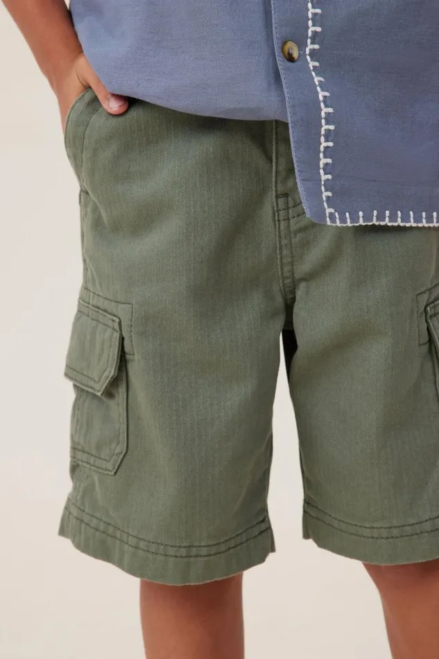 Cargo Short Swag Green Boys Cotton On Shorts Cargo Short Swag Green Boys Cotton On Shorts